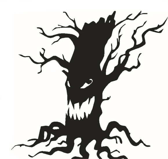 Creative Halloween Ghost Tree PVC Waterproof Wall Sticker Removable Vinyl Art Mural Decor Stickers