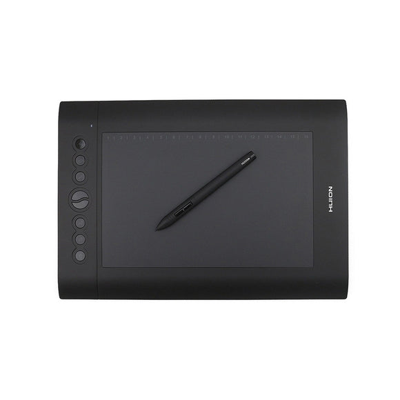 Huion H610 Pro 10x6.25 inches Professional Art Drawing Graphics Tablet Pad Kit With Painting Pen