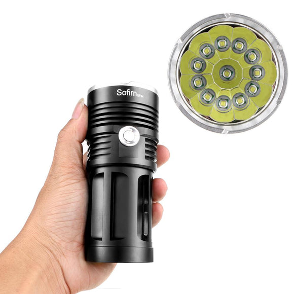 Sofirn SF34 Powerful LED Flashlight Light 18650 Tactical Flashlight handheld lights 5 modes linterna camping hunting USB Rechargeable Flashlight Powerful 18650 Flashlight