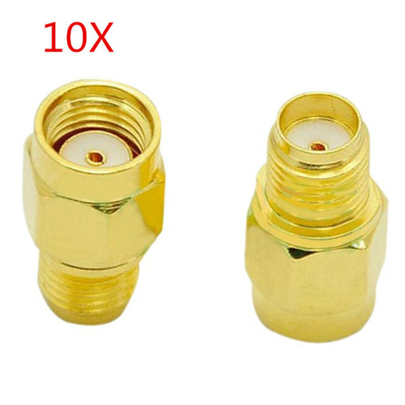 10pcs SMA Female To RP-SMA Male Adapter Connector for RC Drone FPV Racing