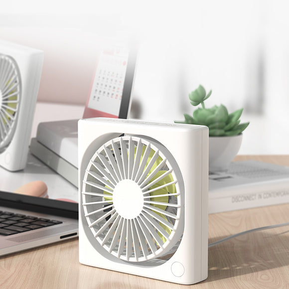Benks Portable Mute Desktop Office Home USB Mini Cooling Fan Speed Angle Adjustable