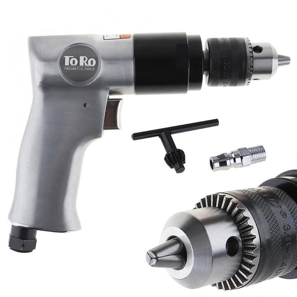 TORO TR-5100 3/8inch 1800rpm High-speed Cordless Pneumatic Drill Reversible Air Drill for Hole Drilling
