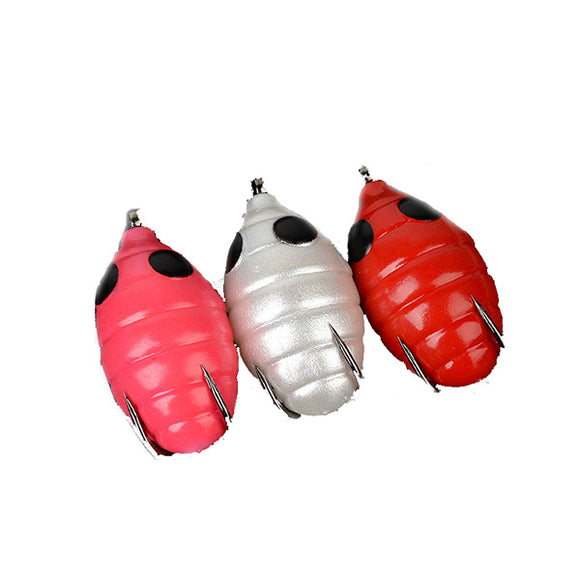 ZANLURE New Silkworm Chrysalis Egg Shape Fishing Lure High Simulation Soft Fishing Bait