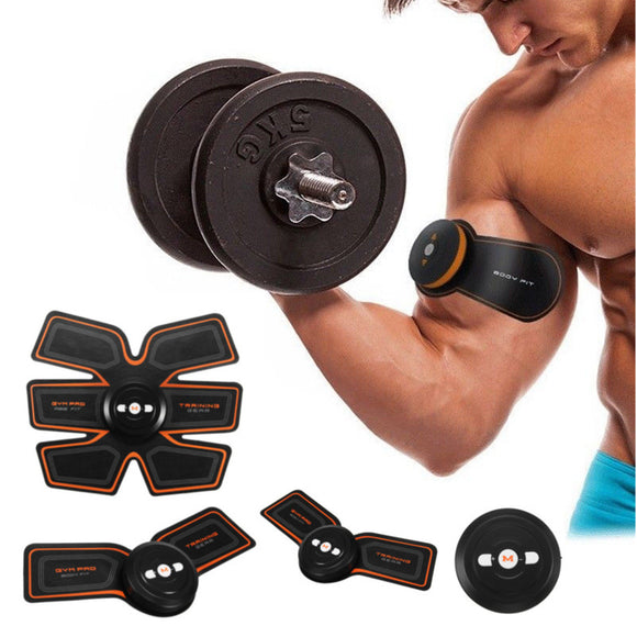 Smart EMS Muscle ABS Fit Training Gear Abdominal Body Home Exercise Shape Fitness Set