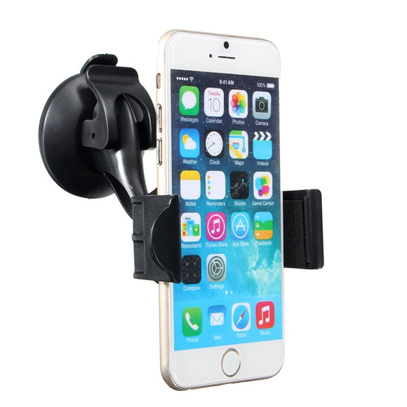 Anti-Slip 360 Car Phone GPS Holder Windscreen Dashboard Suction Mount 58-85mm Clip