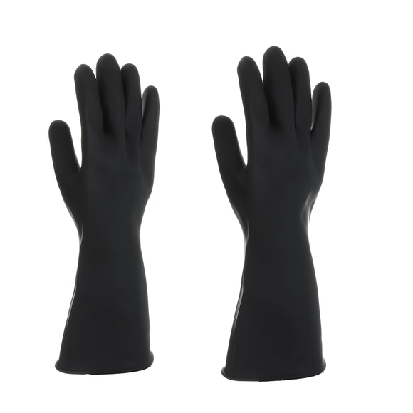 Rubber Work Gloves Acid Alkali Resistant Chemical Gauntlet Garden Digging Labor Insurance Gloves Protective Gloves