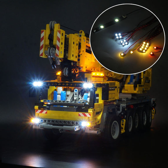 DIY LED Light Lighting Kit ONLY For LEGO 42009 Technic Series Mobile Crane MK II Car Bricks Toys