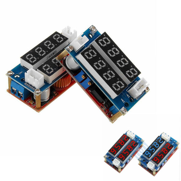 5A CC CV Step Down Digital Adjustable Receiver Charge Module With LED Display For Arduino Blue/Red