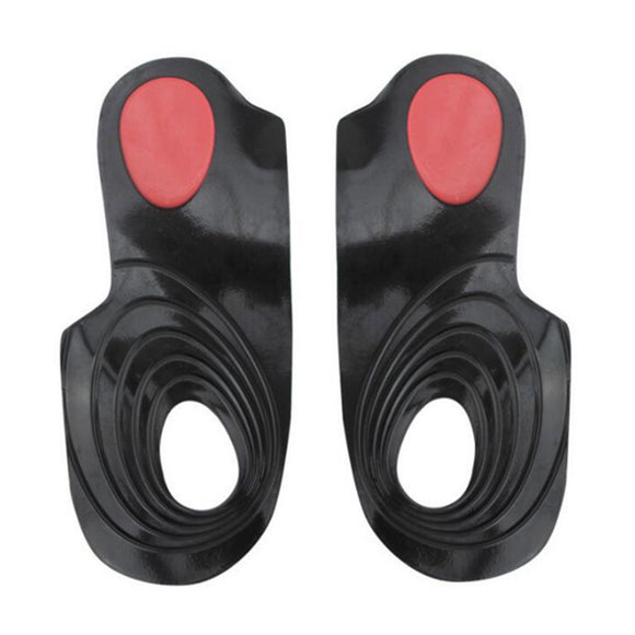 Adult Silicone O-type X-shaped Correction Heel Pad Insole Flatfoot Arch Support Adjustment
