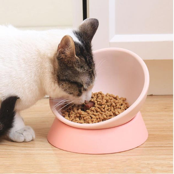 New Design Pet Bowl for Cat Dog Puppy Cute Cat Feeding Supplies Adjustable Direcion and Angle