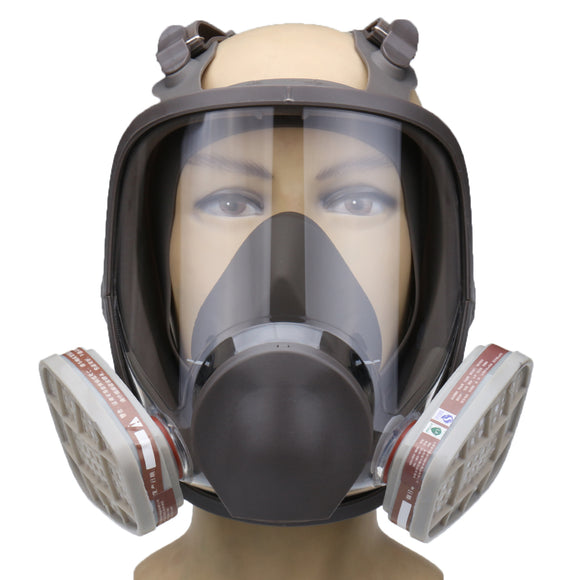 Silicone Facepiece Respirator 6800 Full Face Gas Mask Painting Spraying Protective Mask