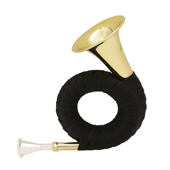 Golden Brass Trumpet Bugle Musical Insturment Bb Key Round Tube Trumpet Accessories Set