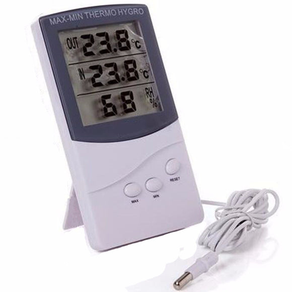 TA-318 High Quality Digital LCD Indoor Outdoor Thermometer Hygrometer Temperature Humidity Meter
