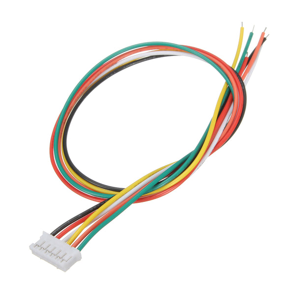 Excellway 10Pcs Mini Micro JST 2.0 PH 6Pin Connector Plug With 30cm Wires Cables