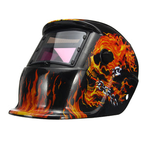 Pro Solar Auto Darkening Welding Helmet Tig Skull Grinding Visor Mask Protective