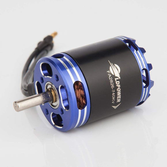 LD POWER FA2826 2826 KV740 740KV 4-5S RC Brushless Motor for RC Quadcopter Drone Airplane Glider Fixed Wing FPV Gimbal