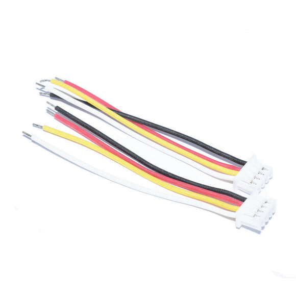 10 PCS JST-SH 1.25mm 4Pins 4P Male Plug Soft Silicone Connection Cable Wire for RC Drone FPV Racing