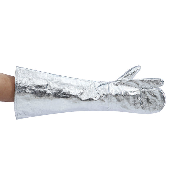 Heat Insulating Aluminium Foil Gloves Work Protective Gloves Smelting fireproof Anti-scalding Gloves 500
