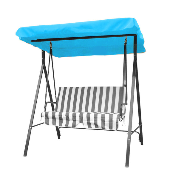 Outdoor 3 Seater Garden Swing Chair Replacement Canopy Spare Fabric Sun Dust Waterproof Cover