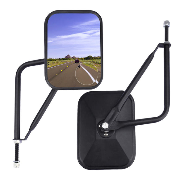 Rearview Mirror with Small Round Mirror Reflector Car Modification Accessories for Jeep Wrangler JK JL