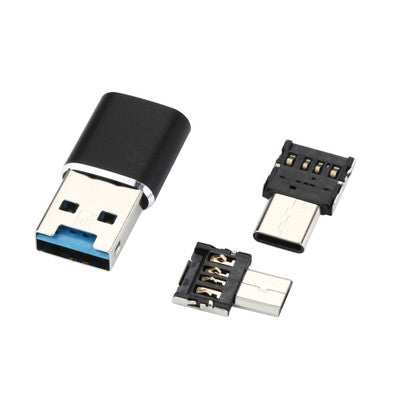 3 in 1 Type-c Micro USB OTG USB 3.0 TF Flash Memory Card Reader for Xiaomi Mobile Phone Tablet PC