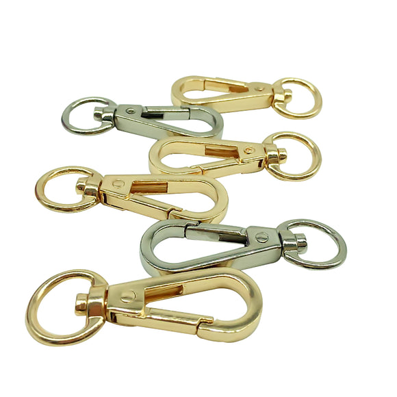EDC Tool Alloy Keychain Spring Belt Bag Clip Hook Carabiner Buckle Keyring