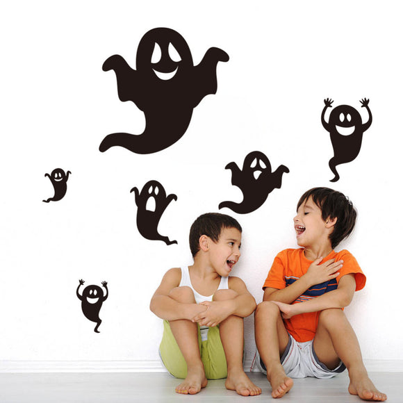 Halloween Showcase Wall Sticker Waterproof Children's Room Bedroom Backdrop Stickers DIY Stickers