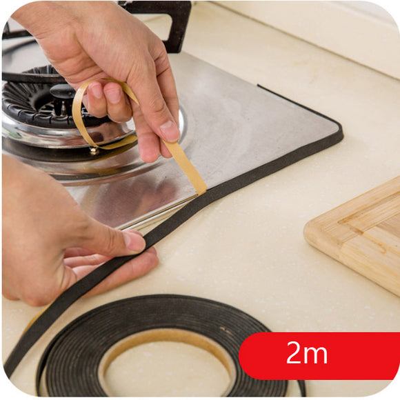 Honana Gas Stove Cooker Slit Antifouling Strip Seal Ring Tape Seal Ring Strip Kitchen Tool