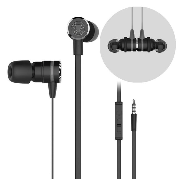 PLEXTONE G20 Magnetic 3.5mm Wired Control Earphone Noise Cancelling In-ear Stereo Bass Headphone