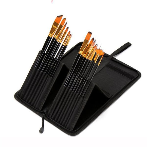 Zhuting 15 Practical Nylon Writing Brush Set For Study