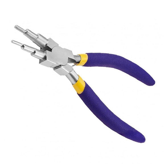6-in-1 Bail Making Pliers Anti-Rust  Round Nose Looping Pliers for DIY Jewelry Making Tools