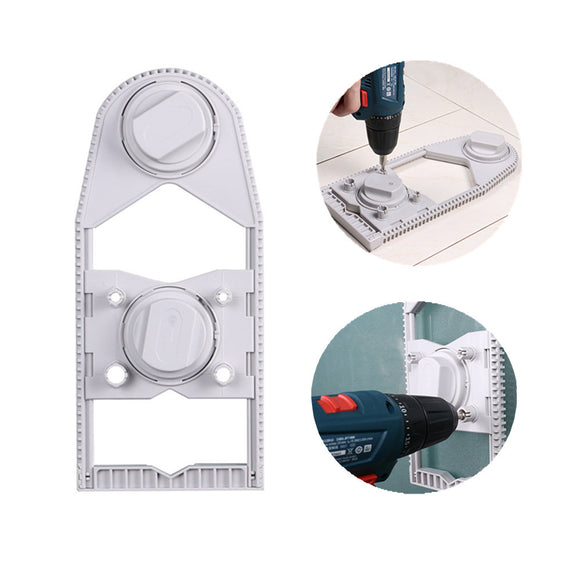 Perforated Locator 5/6/8/10mm Tile Glass Marble Borehole Positioning Plate Drilling Head Anti-slip Drill Guide