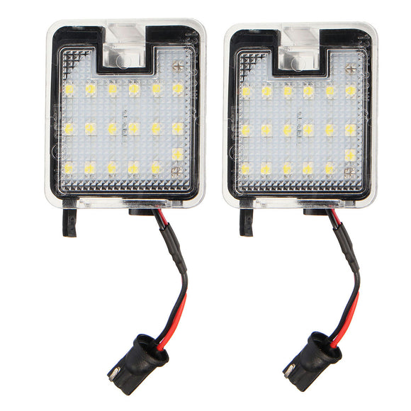 2PCS 18LED Car Side Mirror Puddle Lamp Decoration Lights for Ford Mondeo MK4 IV 07-2014