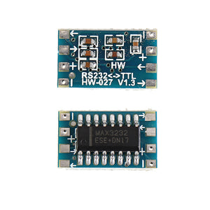 50pcs Mini RS232 to TTL Converter Module Board Adapter MAX3232 120kbps 3-5V Serial Port