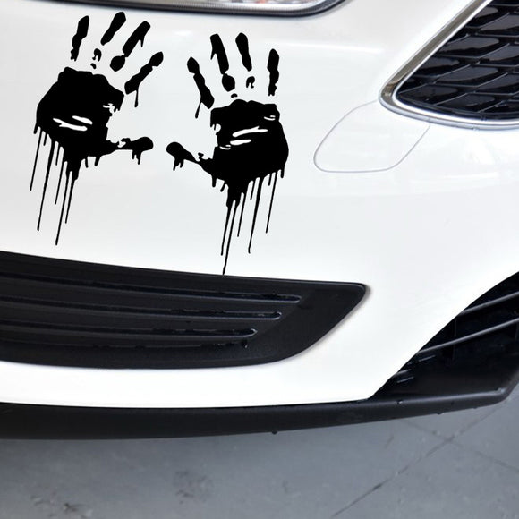 15.7x15cm Car Styling Vinyl Car Stickers HandPrint Window Decal