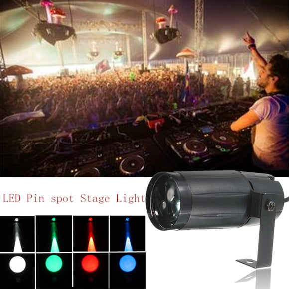 3W LED Moonflower Spotlight DJ Disco Party Club Stage Lighting
