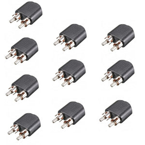 3.5mm 1/8 inch Female Jack To Dual RCA Male Y Splitter Audio Adapter Converter