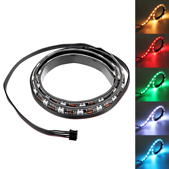 Coolmoon 50cm Magnetic RGB LED Strip Light with 30pcs LED for Desktop PC Computer Case