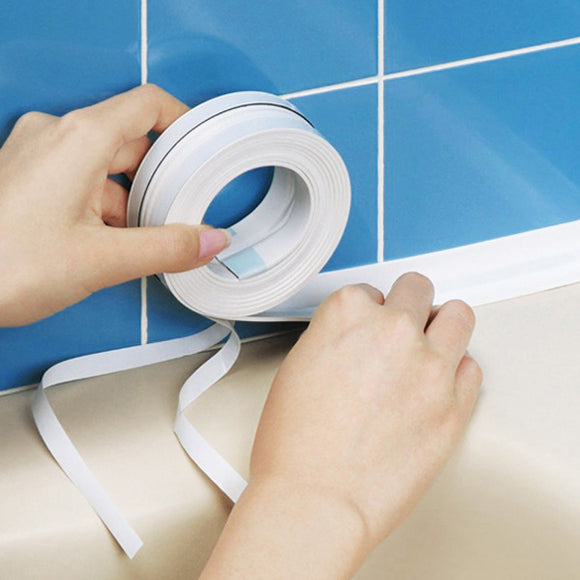 Honana Kitchen Bathroom Wall Seal Ring Tape Waterproof Mold Proof Adhesive Tape