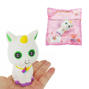 Unicorn White Cat Squishy 15CM Slow Rising With Packaging Collection Gift Soft Toy