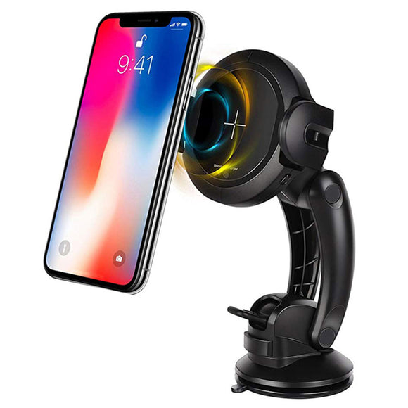 iMars 10W Infrared Sensor Car Wireless Charger Air Vent Dashboard Phone Holder Bracket for iPhone XS
