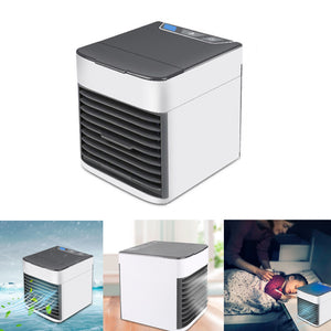 IPRee Portable USB Air Cooler Fan Mini Air Conditioner 3 Modes Wind Cooling Humidifier
