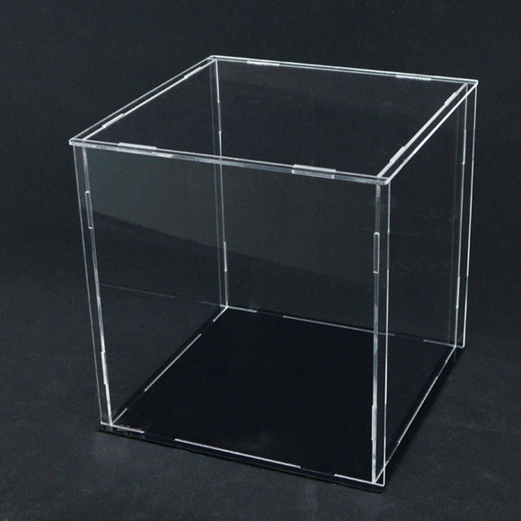 DIY 250x230x230mm Acrylic Display Case Box For Lego NASA Apollo 11 Lunar Lander 10266 Bricks Toy