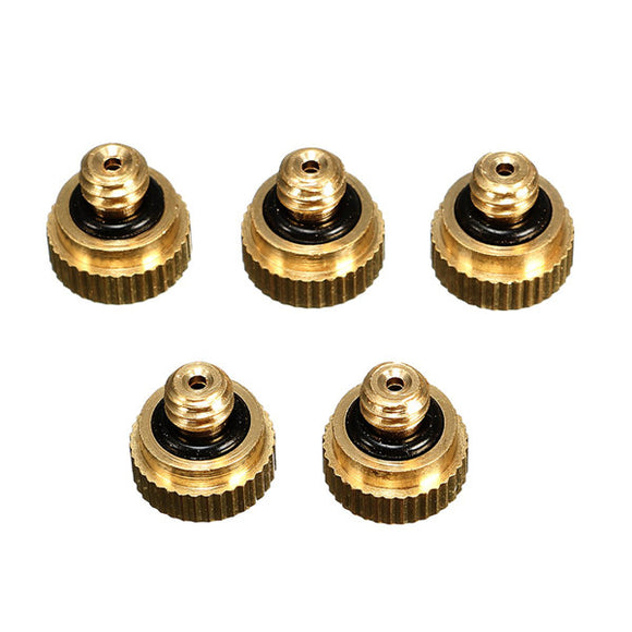 5pcs 0.3mm Brass Misting Nozzles for Cooling System Sprayer