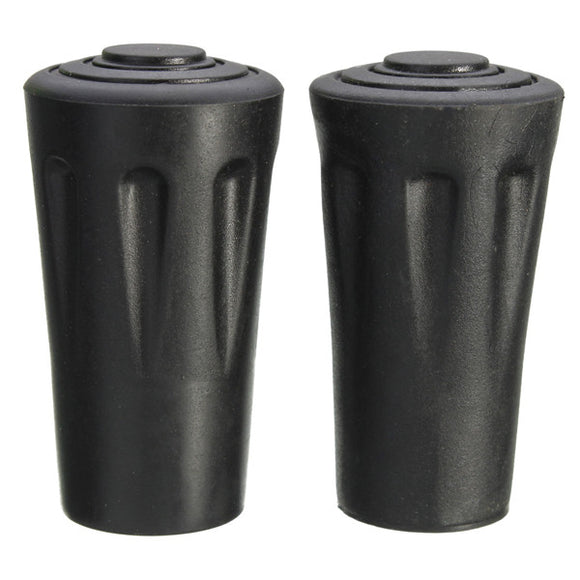 1 Pair Spare Replacement Walking Stick Pole Rubber Ferrule Ends Hiking