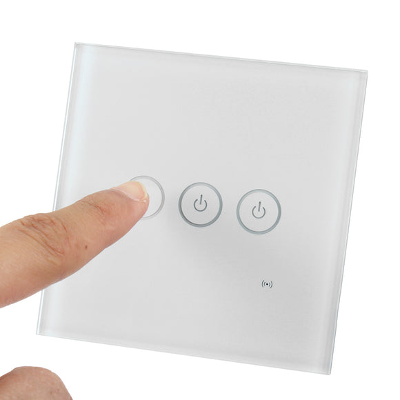 86 Type Touch Wall Switch Panel 3 Gang WiFi Transmission Remote Control Wall Pannel Switch