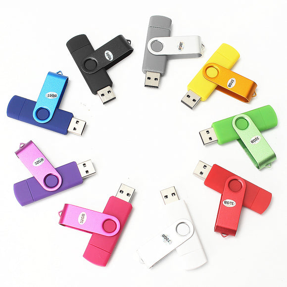 Mini Candy 8GB Dual Use Flash Memory USB 2.0 OTG Adapter Micro USB U Disk for Cell Phone PC