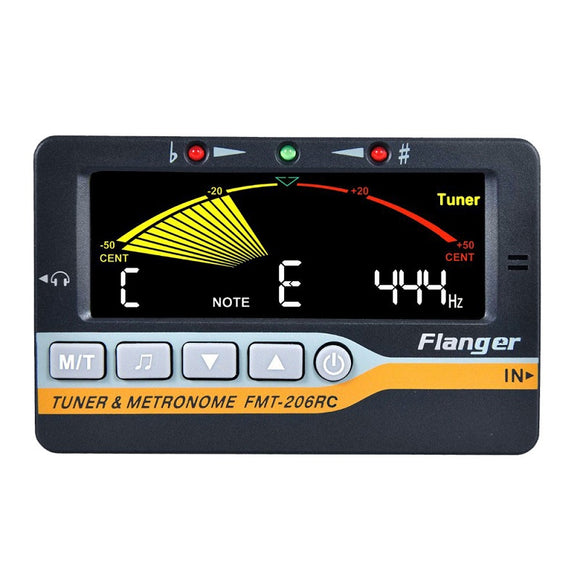 Flanger FMT-206RC 3 IN 1 Chromatic Tuner Metronome for Ukulele Guitar Bass Violin