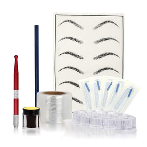 Eyebrow Tattoo Pen Pigment Set Practice Embroidery Kit