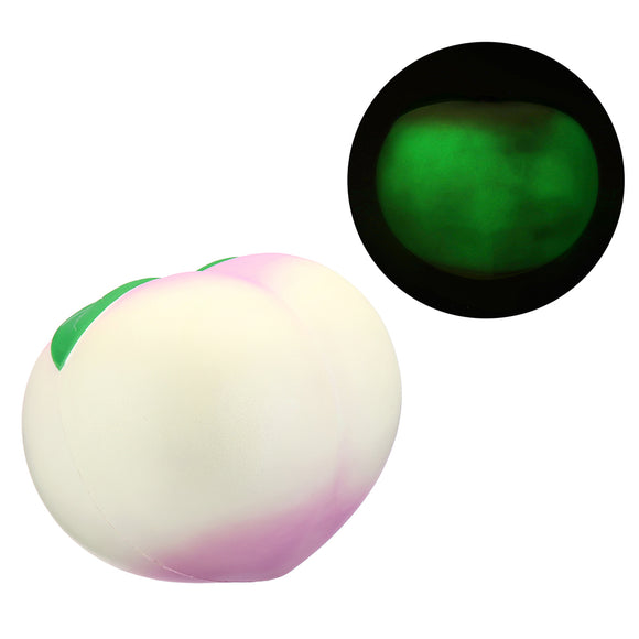 25*23CM Huge Squishy Dark Luminous Peach Super Slow Rising Fruit Toy With Original Packing